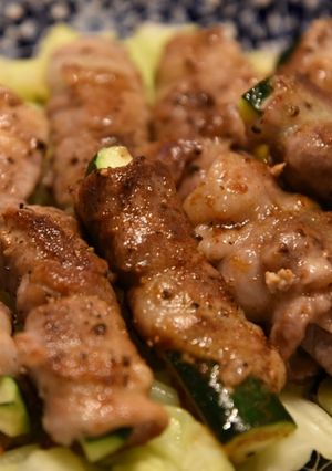 ズッキーニの豚肉巻きバター醤油糖質オフ!-レシピのメイン写真