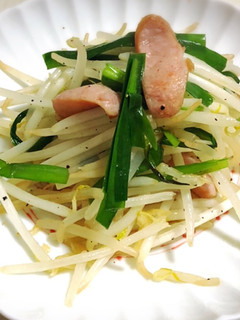簡単☆もやし炒めwithウインナー-レシピのメイン写真