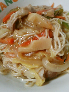 残り野菜で自由に、焼きそうめんのあんかけ-レシピのメイン写真