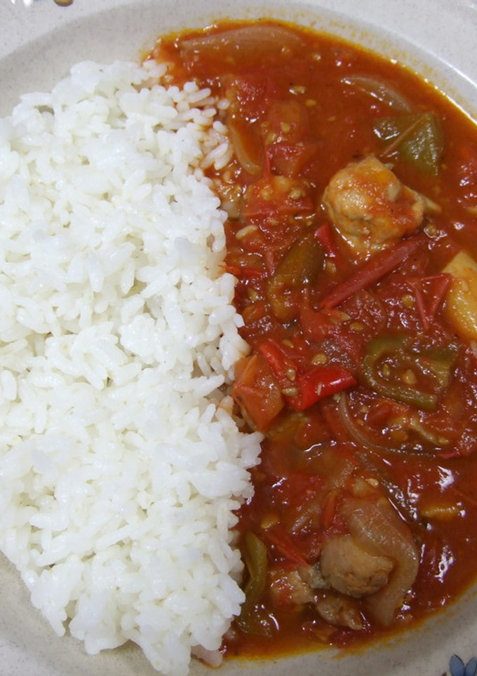 ♪生トマトで作る我が家の夏ハヤシ♪-レシピのメイン写真