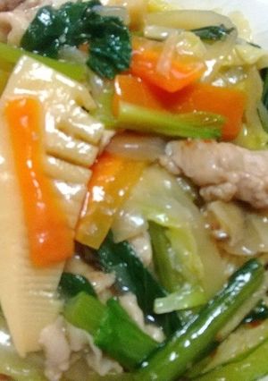 五目あんかけ焼そば-レシピのメイン写真