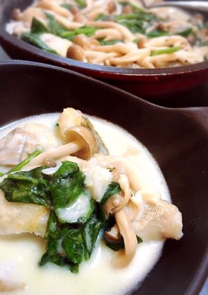 フライパンでタラのクリーム煮-レシピのメイン写真