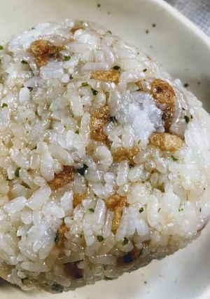 天かすおにぎり-レシピのメイン写真