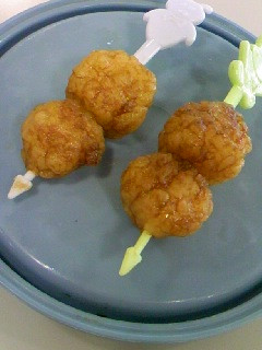 ご飯でみたらし風だんご-レシピのメイン写真