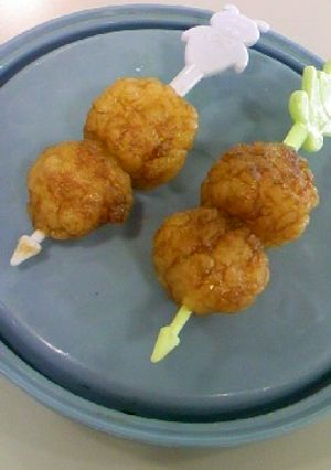 ご飯でみたらし風だんご-レシピのメイン写真