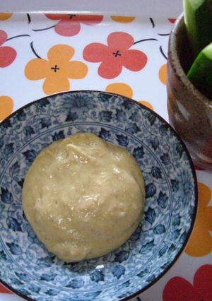 ピーナッツ風味の味噌マヨクリーム　-レシピのメイン写真
