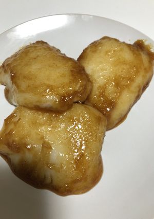 おやつに　バターを使った甘辛餅-レシピのメイン写真