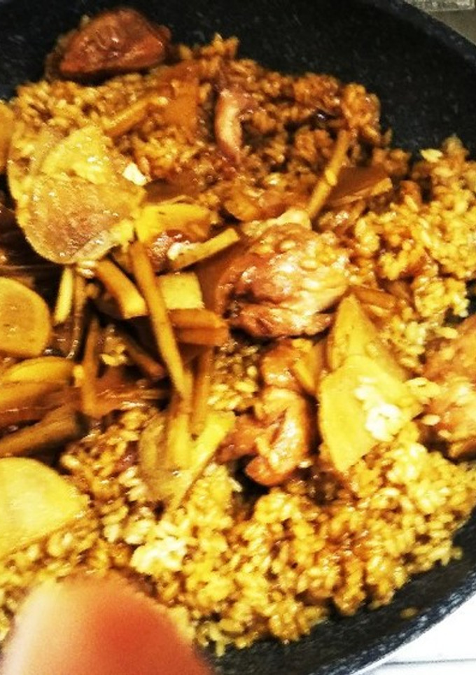 鶏肉と根菜の炊き込みご飯-レシピのメイン写真
