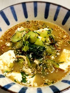簡単☆すり鉢不要!塩鯖フレークで冷や汁-レシピのメイン写真