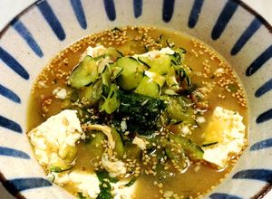 簡単☆すり鉢不要！塩鯖フレークで冷や汁-レシピのメイン写真