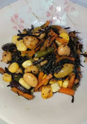 ひじき オイスターソース炒め煮-レシピのメイン写真