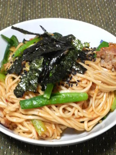 ピリ辛!スタミナ豚キムチそうめん-レシピのメイン写真