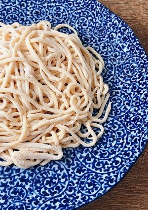 手打ち中華麺(ちゃんぽん麺風)-レシピのメイン写真