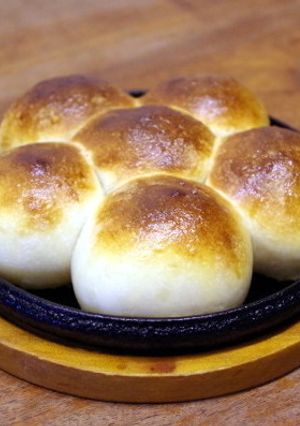 シンプルなホシノ酵母の丸パン(リッチ)-レシピのメイン写真