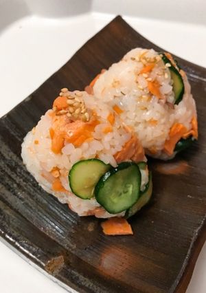 初夏！鮭とキュウリのさっぱり混ぜご飯-レシピのメイン写真
