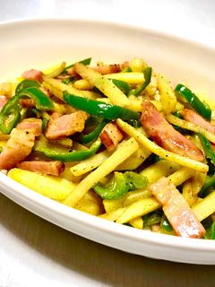 じゃが芋とベーコンのカレーマヨ炒め-レシピのメイン写真