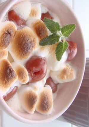サワーチェリーのマシュマログラタンアイス-レシピのメイン写真