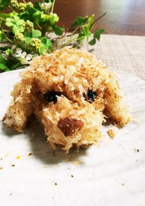 削り節でプードルおにぎりモドキ～♡-レシピのメイン写真