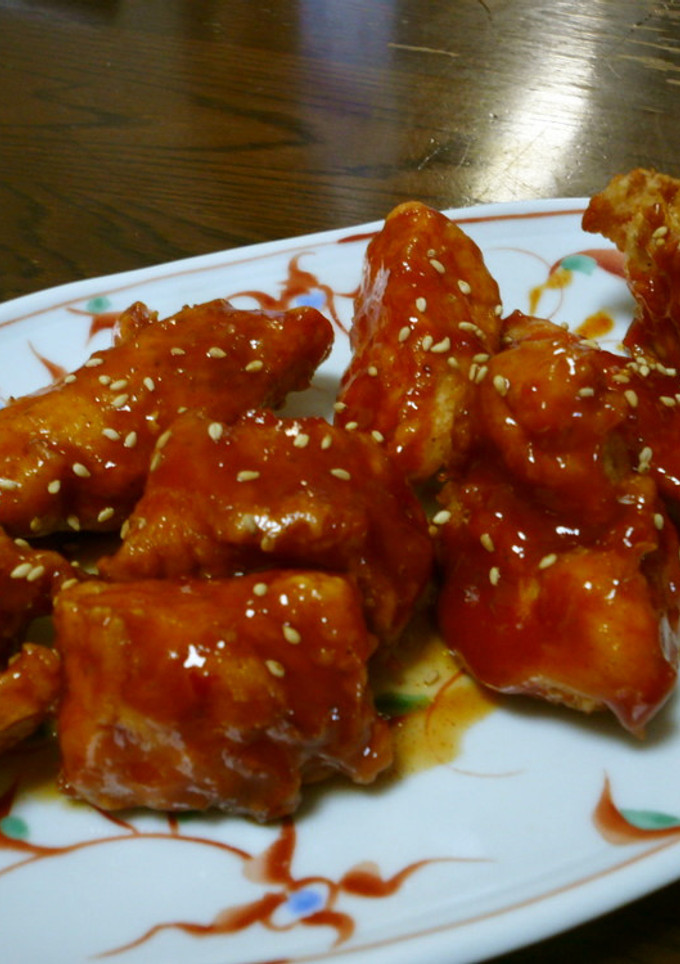 皮なし胸肉の韓国風鶏の唐揚げ-レシピのメイン写真