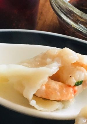 うちのエビ水餃子(覚え書きです)-レシピのメイン写真