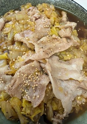 白菜と豚肉の簡単煮!!-レシピのメイン写真