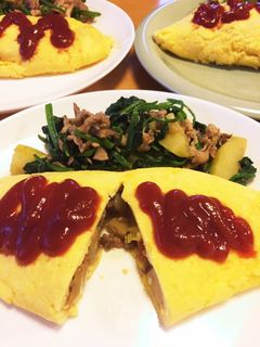 昭和の味!甘辛和風オムレツ-レシピのメイン写真