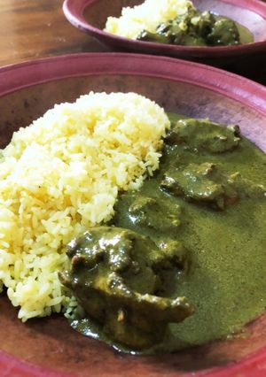 Saag chicken curry-レシピのメイン写真