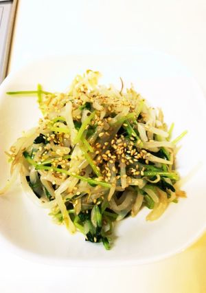ちょー簡単！豆苗もやしナムル-レシピのメイン写真