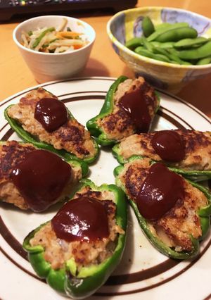 ピーマンの肉詰め-レシピのメイン写真