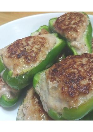 ピーマンの肉詰め-レシピのメイン写真
