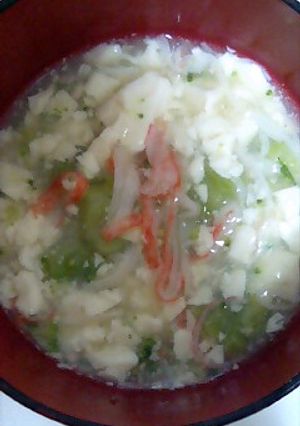 ブロッコリーと豆腐の中華スープ-レシピのメイン写真