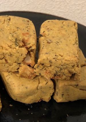GFveganオニオンスパイススコーン-レシピのメイン写真