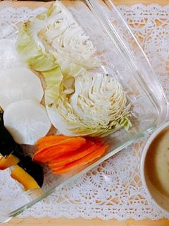 レンチンで☆手抜き絶品バーニャカウダ-レシピのメイン写真