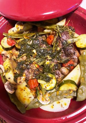 ラム肉のタジン鍋-レシピのメイン写真