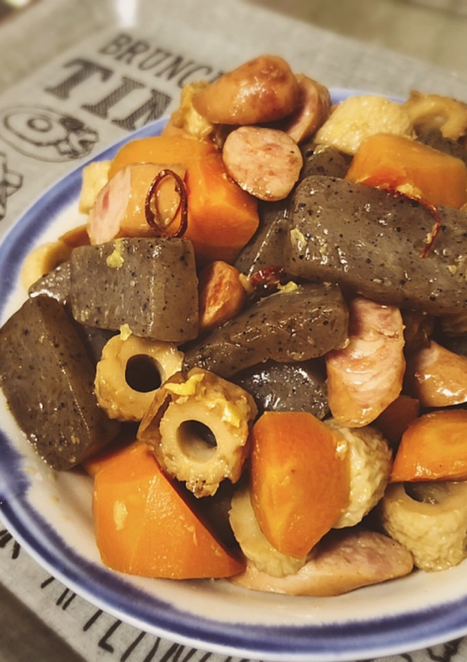 こんにゃくとその他のテキトー炒め-レシピのメイン写真
