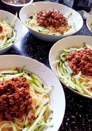 本場未経験の人が作るジャージャー麺-レシピのメイン写真