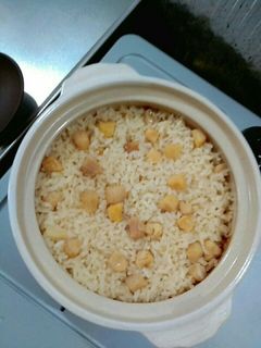 おつまみ貝柱で土鍋炊き込みご飯-レシピのメイン写真