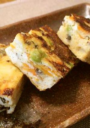 お弁当に☆厚焼き卵風☆ぎせい豆腐-レシピのメイン写真