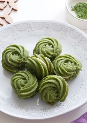 抹茶のホワイトチョコサンドクッキー-レシピのメイン写真