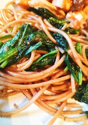 ༺腸活パスタ和風༻適量で🆗満腹感💯全粒粉-レシピのメイン写真