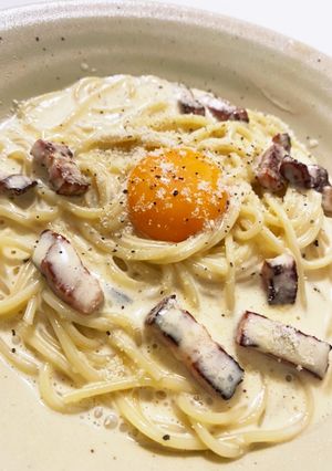 生クリームのカルボナーラ-レシピのメイン写真