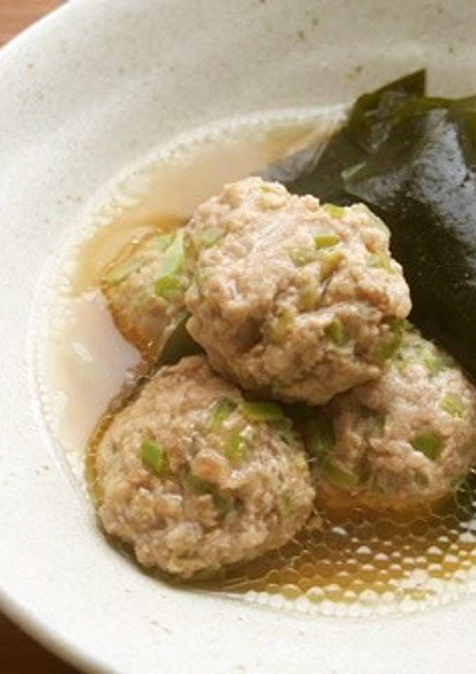 生ワカメと肉団子のさっと煮♪-レシピのメイン写真