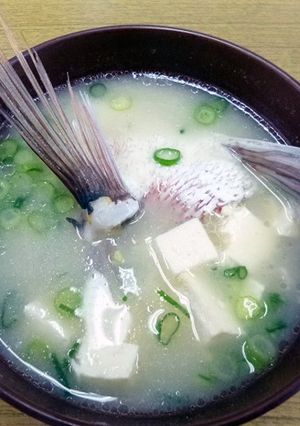 ひと手間で絶品!鯛の味噌汁-レシピのメイン写真