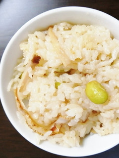 ベビーホタテの炊き込みご飯♡-レシピのメイン写真