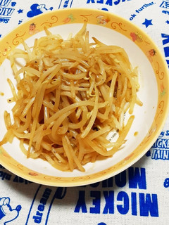 タンドリーチキンのタレ残りでもやし炒め。-レシピのメイン写真