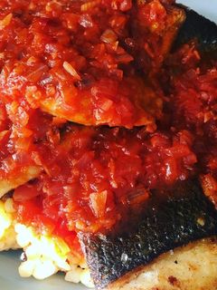 お魚ムニエル トマトソース-レシピのメイン写真