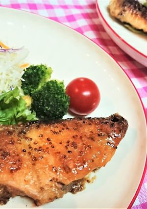 【銀鮭のムニエル・マヨマスタードソース】-レシピのメイン写真