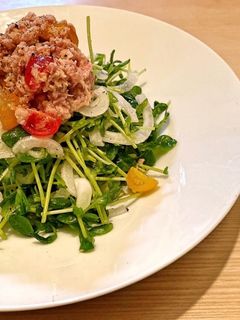 血液サラサラ新玉ねぎと豆苗のツナサラダ-レシピのメイン写真