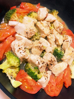 鶏胸肉と野菜の蒸し焼き-レシピのメイン写真
