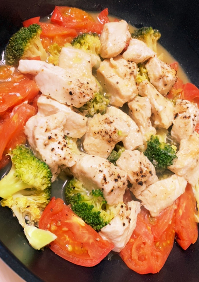 鶏胸肉と野菜の蒸し焼き-レシピのメイン写真